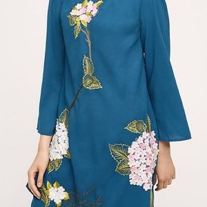 Anthropologie Dresses - NWT Varun Bahl Hydrangea Swing Dress - SZ 4 Anthropologie Dresses - NWT Varun Bahl Hydrangea Swing Dress - SZ 4